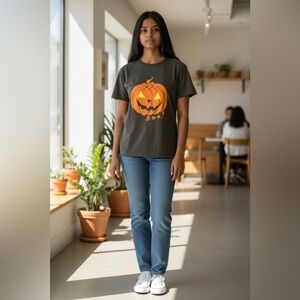 Sinsay Halloween Pumpkin Shirt